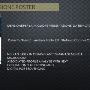 Poster vincitore del Congresso di Bergamo